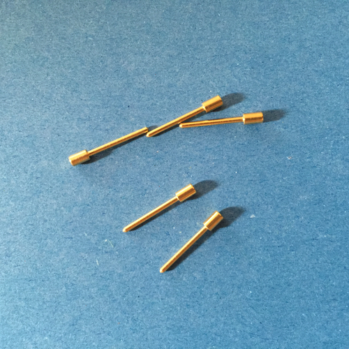 Pack of 5 gold-plated pins for S-type fitting